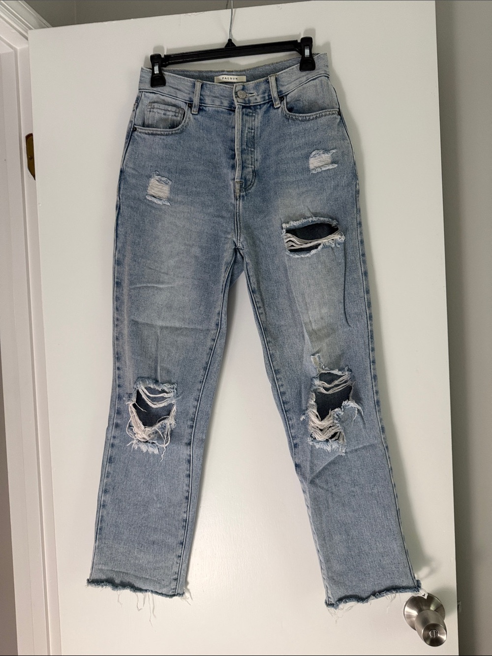 Pacsun high rise straight jeans